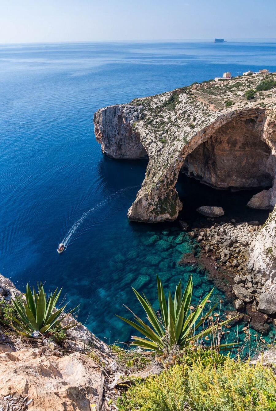 Blue Grotto, arco naturale sul mare